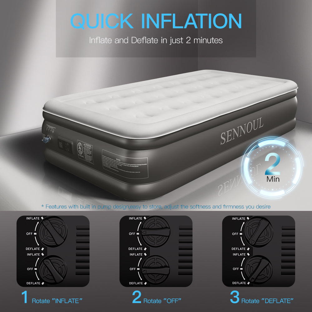 18in-Twin Sennoul Air Mattress